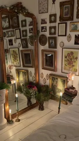 new room  #cmbyn #roominspo #antique #thrifted #callmebyyourname #fyp #gallerywall 