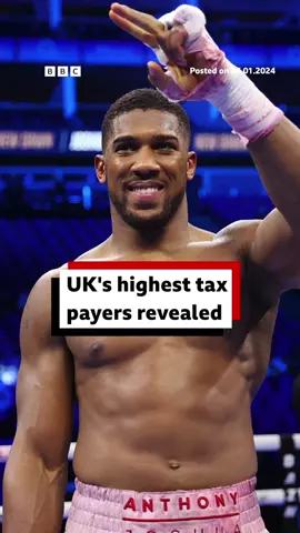 The No 1 spot went to someone you’ve probably never heard of. #Money #Tax #TaxList  #Taxes #TaxReturns #Millionare #Billionaire #AnthonyJoshua #EdSheeran #JKRowling #BBCNews