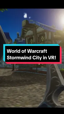 I extracted the entire World of Warcraft city of Stormwind so it can be explored in VR or on mobile for free with VRChat․ I've added sword and shield pickups‚ post processing, sunlight, animated water textures‚ background music and sound effects added and lots more! Just search 