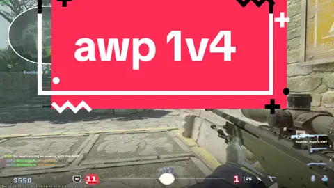 awp 1v4 clutch #cs2 #epilcs #gaming #TikTokShop 