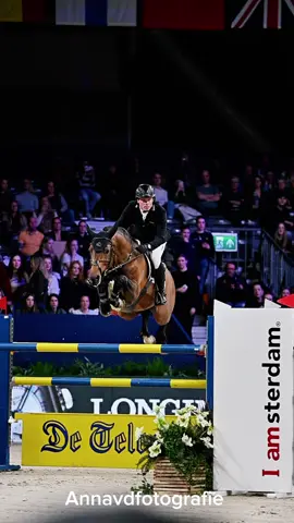 Willem Greve & Highway TN 🤩 #clearround #clear #willemgreve #highway #highwaytn #teamnijhof #telegraaf #jumpingamsterdam 