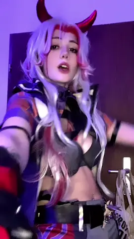 For the ladieess ^3^ #ittocosplay #aratakiitto #aratakiittocosplay #itto #ittogenshinimpact #GenshinImpact #genshinimpactcosplay #femitto #femittocosplay 