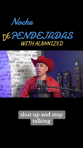 On Noche de Pendejadas posted 1/26/24 Louie talks about coming out to his dad.💛 @Louie @Alannized #nochedependejadas #louiecastro #alannized 
