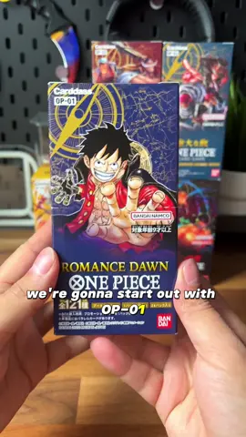 One Piece Romance Dawn Japanese #tcg #tradingcards #onepiecetcg #monkeydluffy #luffy 