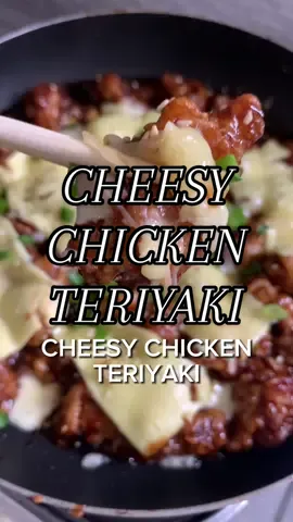 If you like Chicken Teriyaki, then level it up by trying this Cheesy Teriyaki Chicken!  I saw this recipe on Tiktok and this is my version of it!  Recipe: - 400-500g chicken breast or thigh, boneless - 3/4 cup All purpose Flour - 1/2 cup Cornstarch - 1 egg - 1/2 cup water (plus 1-2 tbsp if needed) - 1/2 tsp salt - 1/4 tsp black pepper For the sauce - 1/4 cup soy sauce - 1/4 cup water - 1/2 cup brown sugar - 1 tbsp sesame oil (optional but highly recommended) - 1 tbsp vinegar - 6 cloves minced garlic - 1 tbsp minced ginger - 1 1/2 tbsp cornstarch  - 1 tbsp green onions, white part only Others: - Sesame seeds for garnish - Cheese for topping, Quickmelt or Eden Cheese slices - Mozzarella, optional Enjoy cooking! ❤️ #sarapyarn #fypage #cooking #Recipe #chickenteriyaki #EasyRecipes #fyp #chickenrecipes #cheese 