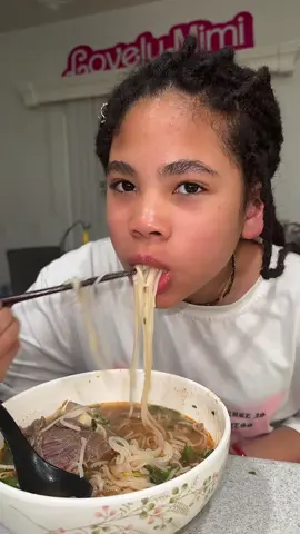 Mommy made pho #pho #nodles @Lovelymimi 