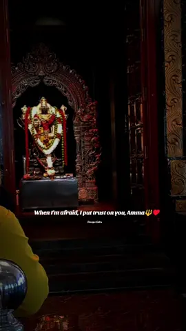 When I'm afraid, I put trust on you, Amma🔱♥️ #mystrength #durgaiamman #batucavesdurgaiamman #blessed #fyp 