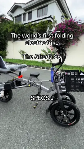 The world’s first folding off-road electric trike, the Afreda S6. #foryou #foryourpage #fyp 