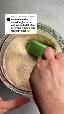 Replying to @Liam Breen  many people like to name their sourdough starters! Mine is named Genesis🍞 #sourdoughtok #sourdoughstarter #sourdough #howtomakeasourdoughstarter #sourdoughbread #sourdoughcrunch #sourdoughsounds 