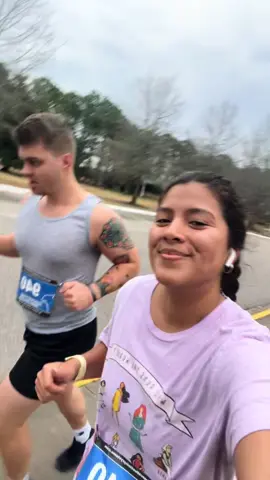 FIRST 5K TOGETHER 🏃🏽‍♀️🏃🏼‍♂️#5kmarathon #runner #couplesthatruntogether #fyp #stophumantrafficking #runningvlog #Vlog 