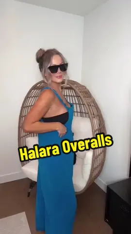 I had to try the halara overalls out & they did not disappoint!!💙💙 @Halara_official #halara #halaratiktokshop