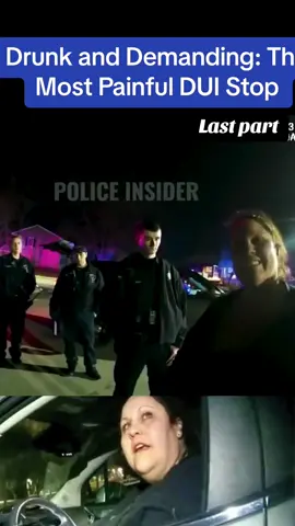 Drunk and Demanding: The Most Painful DUI Stop #cops #copsticktok #police #policechase #policeoftiktok #arrested #karen #karen2024 #jail #lawenforcement #foryou #usa #flypシ 