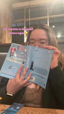 finishing this book up in a cafe before it closes #BookTok #fyp #americanroomateexperiment #elenaarmas 