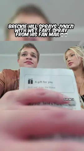 Breckie hill sprays Jynxzi with wet fart spray from his fan mail 💀 @Jynxzi #jynxzi #jynxziclips #fyp #breckiehill 