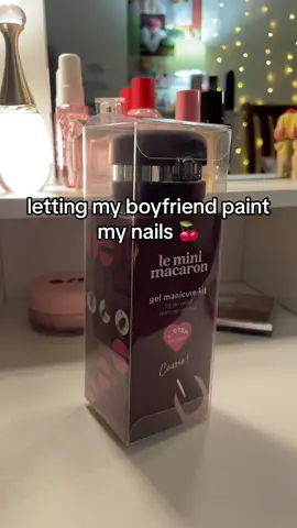 i think he did pretty good his first time 💝🎀 #lanadelrey #lanadelreyaesthetic #nailpolish #nails #coquette #coquettecore #dollette #coquetteaesthetic #gelnails 