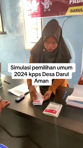 Simulasi pemilihan umum 2024 #kpumelayani #pemilu2024 #kpps 