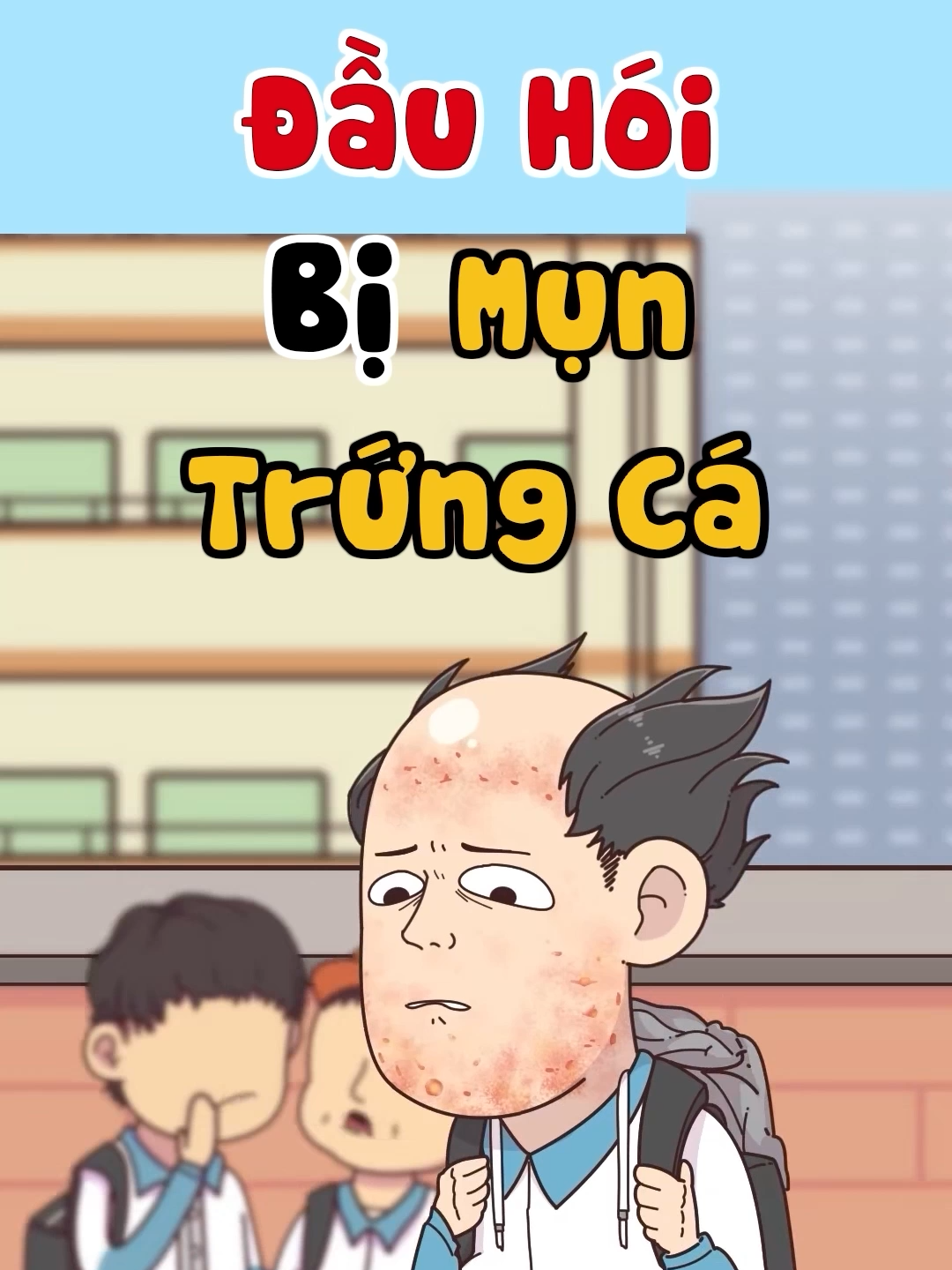 Đầu Hói bị mụn trứng cá #anhdauhoi #hoathinhanhdauhoi