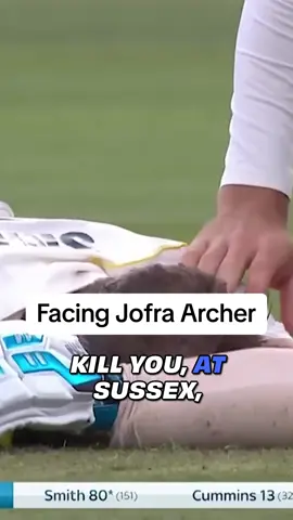 “Jof is different, because he’ll try and kill you” ☠️  You listened to the @laurieevans32 episode yet? Perfect Sunday night listening. 🎧 #backchat #sport #sportspodcast #cricket #fastbowling #england #englishcricket 