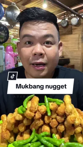 Mukbang nugget plus rawit #mukbang #nuggets #caberawit 