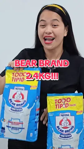 Gusto mong maka todo tipid? Itong 2 packs 2.4kg Bear Brand Fortified Milk ang sagot! #nestle  #bearbrandfortifiedmilk  #bearbrand2400grams  #bearbrandtodotipidpack 