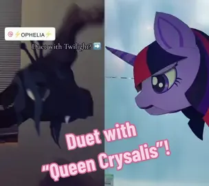 #duet with @Moss._.Dragons #dragonpuppet #dragonpuppet #dragonpuppeteer #dragon #dragonpuppetsoftiktok #papercraft #paperdragon #opheliasdracoratory #mylittlepony #mlp #ponypuppet #friendshipismagic #twilight #twilightsparkle #queencrysalis 