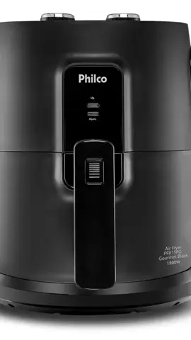 Fritadeira Philco Air Fryer Gourmet Black 4.4l 1500w Pfr15 Cor Preto 220v #https://mercadolivre.com/sec/2adqC9W