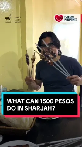 What can you do with 1500 pesos in Sharjah? #worldscoolestwinter #budgettravel #sharjah #visituae #uae #philippines #fyp 