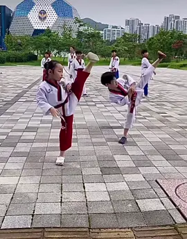 Cute 😂👊💥🙏#taekwondo #fyp #martialarts #poomsae #forms #tkdkids 