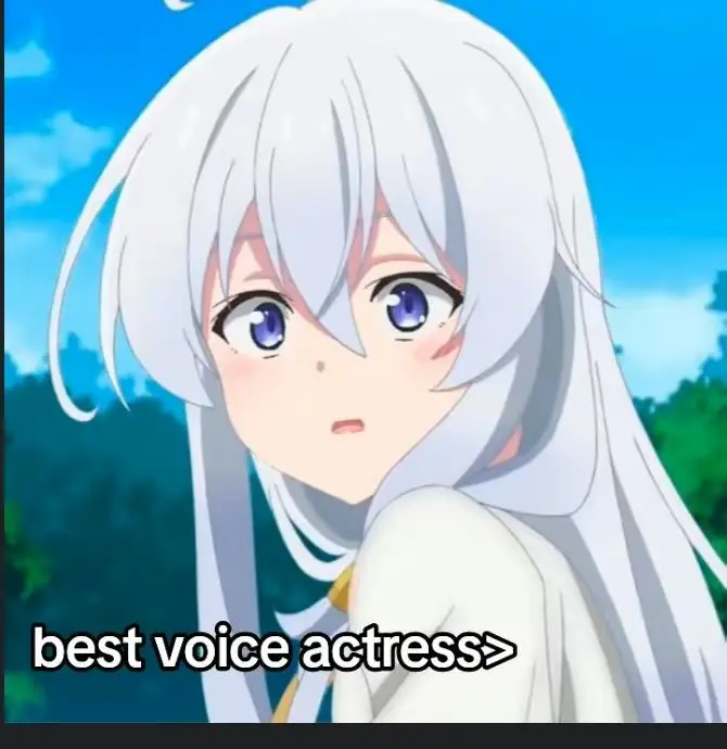 best voice actress#actarees #voice #Anime #elaina #storytime #zyxcba #fypシ