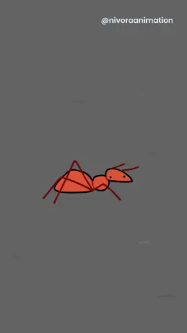 Just an ant lifting weights for no reason #nivoraanimation 
