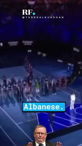 Albooo Albooonese receiving a boovation is hilarious if you consider the fact that depending on who you ask, regardless of their politics - they will give a reason to boo him. Is he the most disliked PM in Australia's history? What would you Albooo for? #ausopen #auspol 