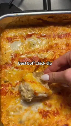 Ground chicken buffalo dip.. Make this for the Superbowl 🏉🧀🍗