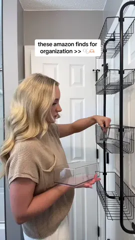 perfect for small spaces / renters!! 🫧 organizer + bins linked on my SF under Home Decor Favs! #amazonhaul #amazonhome #amazonhomefinds #organization 
