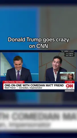 Donald Trump goes crazy on CNN #donaldtrump #trump #impression #voice #news 