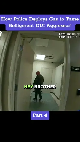 Part 4 How Police Deploys Gas to Tame Belligerent DUI Aggressor!