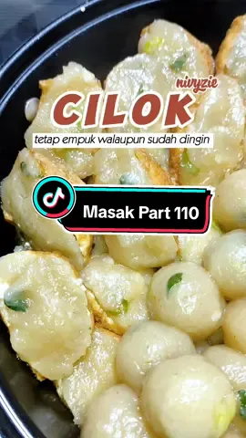 Serius ini enaak banget apalagi di cocol pake bumbu kacang nya 😋 Ga alot sama sekali meskipun sudah dingin 😋 Yang mau resep bumbu kacang komen! ~ Masak Part 110 #cilok #resepcilok #resepnivyzie #nivyziestory #masakansimple #masakanindonesia #kulinertiktok #serunyakuliner #fypシ゚viral #fypdongggggggg #masyaallahtabarakkallah 