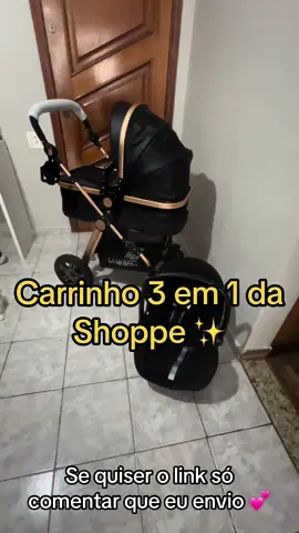 Carrinho 3 em 1 da minha Baby #maternidade #enxovaldebebe #gravidasnotiktok #gestante #carrinhodebebe 