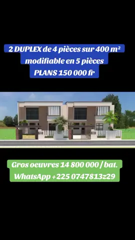 #bonplan #immobilier #duplex #plan #villa 