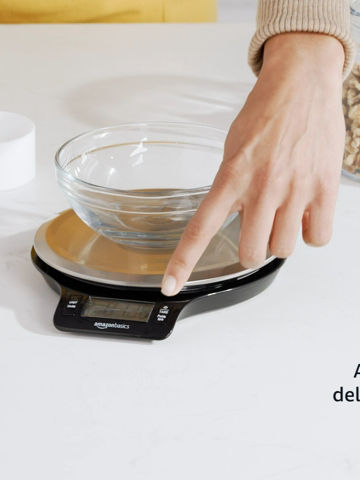 igital Kitchen Scale with LCD Display, Batteries Included, Weighs up to 11 pounds Comment 