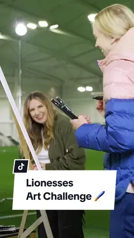 Hempo’s good with lego but drawing? #Lionesses #laurenhemp #esmemorgan 
