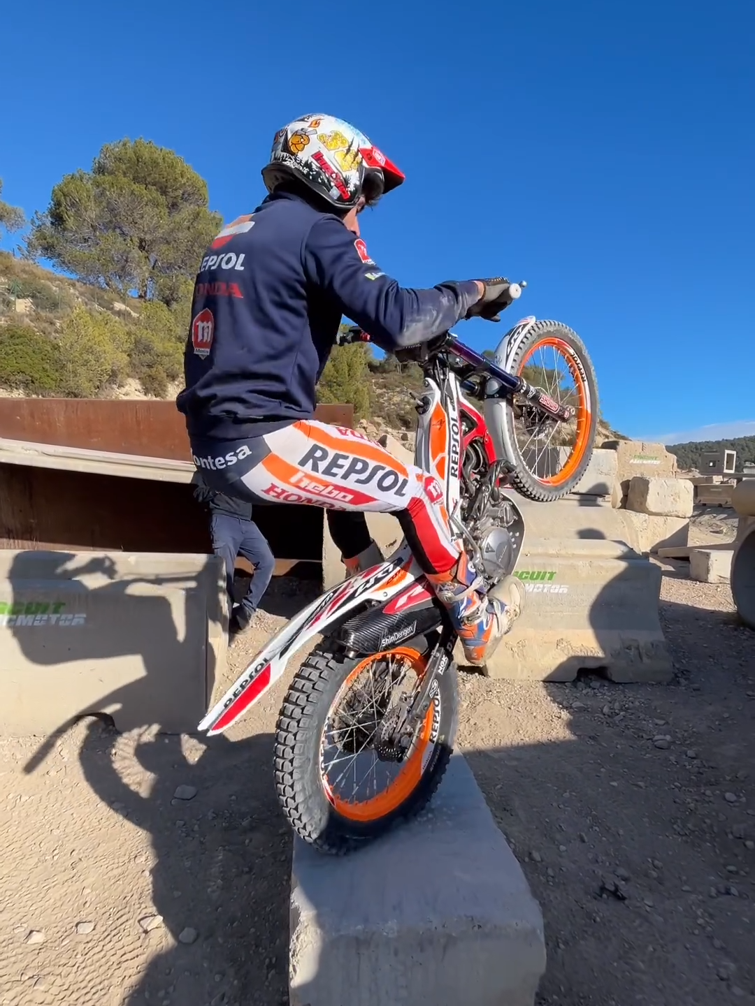 The G.O.A.T in action 🔥 (IG🎥: @tonibou) #Unreel #Extreme #Biketok #Stuntbike #Probiker