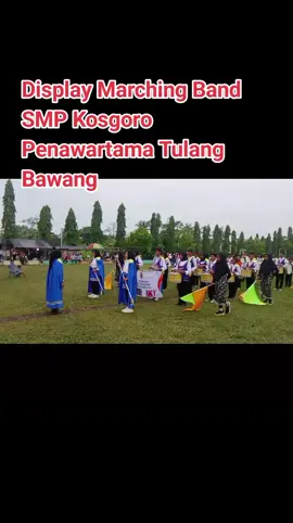 Acara Penutupan Hut Kampung Bogatama Tulang Bawang#Marching Band