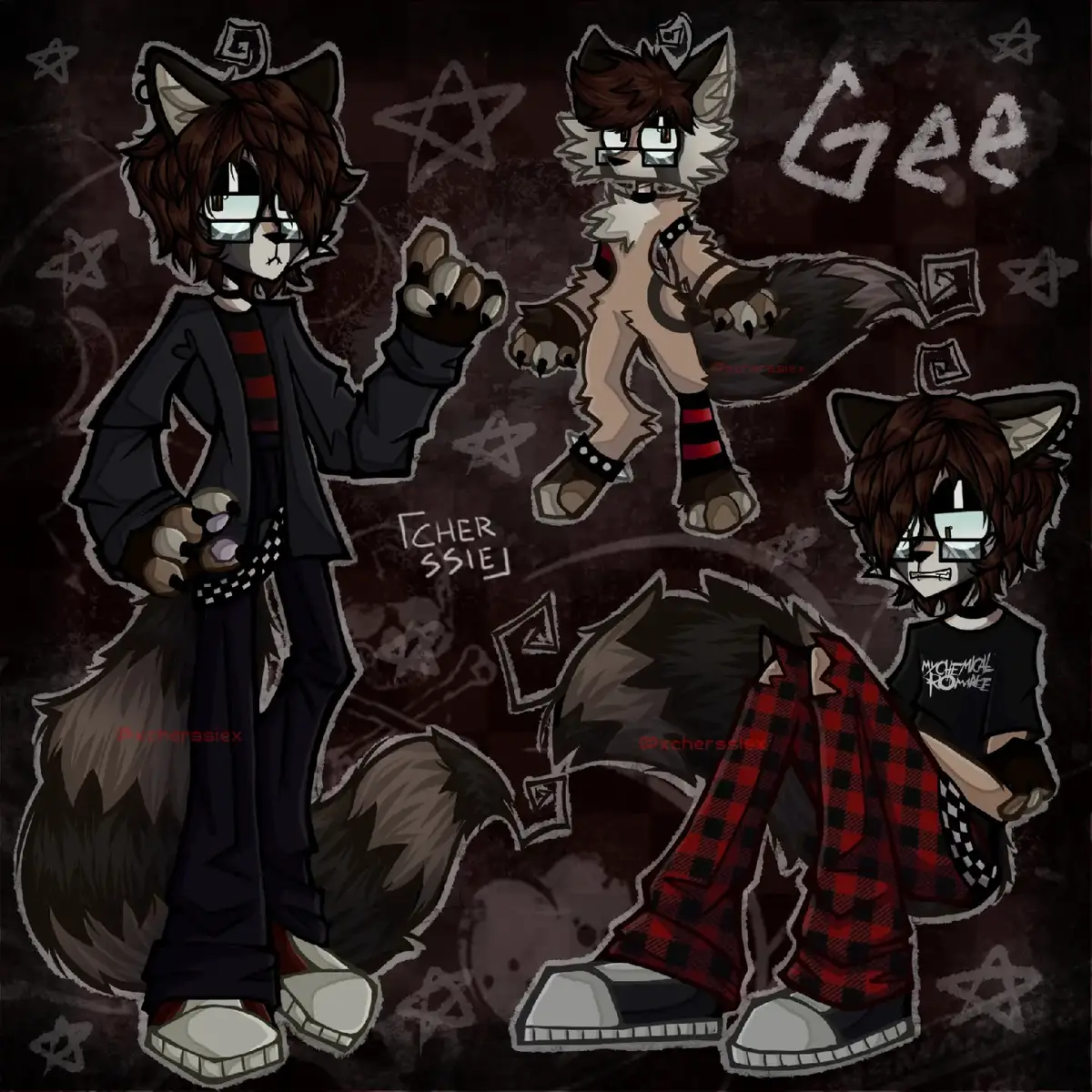 meet my new fursona, Gee/Gerard!! he is a racoon :3‼️follow my ig for more drawings by me ^_^ --- les presento mi nueva fursona, Gee/Gerard!! el es un mapache :3‼️ siganme en ig para ver más dibujos míos ^_^ ★ #artist #digitalart #drawing #fursona #furry #furroc #oc #originalcharacter #emo #emoboy #fyp #foryoupage