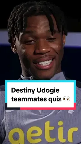 Can Destiny Udogie guess his Spurs teammates using only their former clubs? 🤔 #Soccer #football #PremierLeague #spurs #tottenham #tottenhamhotspur 