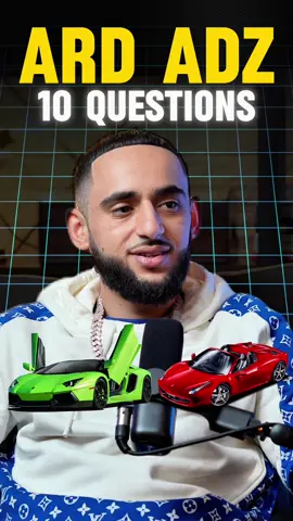 10 questions with Ard Adz🎙️#ceo #questions #questiontime #lamborghini #artist #morocco #viralvideo #clip 