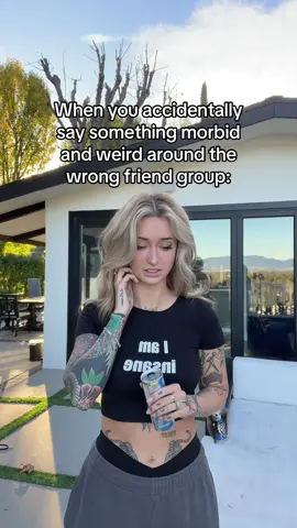 Sorry forgot I was with the normal, happy home, no trauma group. 😭 #fypシ゚viral #friendgroup #offensivememes #oopsie 
