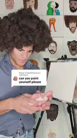 Replying to @Notblobross I forgot to paint myself😬 #tiktokshop #pickshop #xyzbca #fypシ #art 