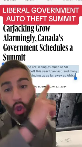 The Trudeau government finally acting on the massive spike in car jackings? Do you think something will finally be done from the summit?  ##greenscreen##brampton##canada##canada_life🇨🇦##liberal##canadatiktok##canadapunjabi##brampton🇨🇦##peelregion##durhamregion##toronto##torontolife##torontotiktok##crime##carjacked##carjackings##canadapolitics  ##britishcolumbia##vancouverbc##vancouver##criminalminds##cars##carsoftiktok##carscene##viral##viralvideo##fyp##fypシ゚viral