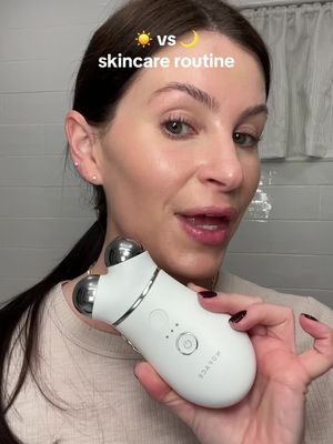 For the best results, incorporate microcurrent into your morning routine and red light into your night time routine ☀️🌙 Featuring the TRINITY+, Effective Lip & Eye Attachment, and Wrinkle Reducer Attachment ⚡️ #nuface #nufacedevice #microcurrent #microcurrentfacial #skincaredevice #microcurrentdevice #nufacetrinity #nufaceapp #skincare #redlighttherapy #redled #athomefacial 