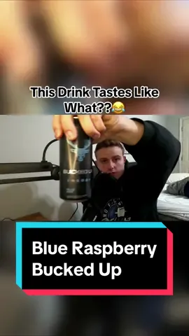Blue raspberry bucked up review #review #buckedup #energydrink 